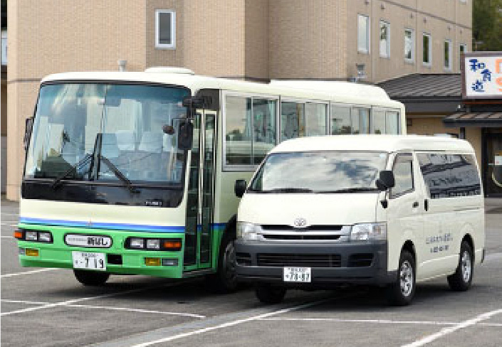 ビジネスホテル新ばしの送迎バスイメージ
